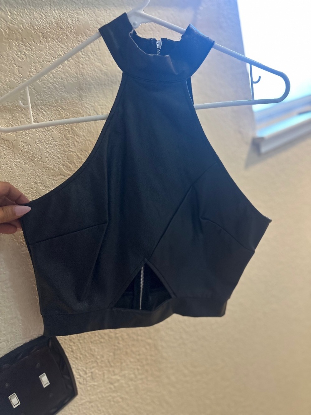 Naked Wardrobe Black Top in Small